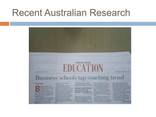 Recent Australian Research