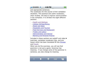  If I would have known how to use the device - I would have been using it all the time to review the course material. 