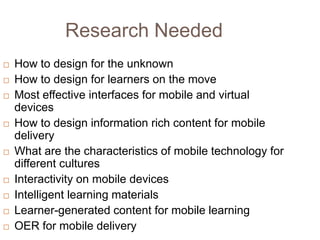 With Mobile Learning “Education for All” is possible