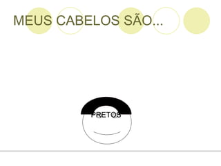 MEUS CABELOS SÃO... PRETOS 