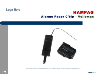 HAMPAG   Alarme Pager C/bip –  Velleman 02/21/12 