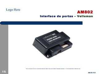 AM802 Interface de portas –  Velleman 02/21/12 