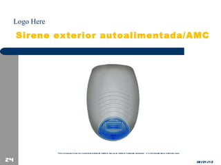 Sirene exterior autoalimentada/AMC 02/21/12 