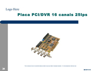 Placa PCI/DVR 16 canais 25Ips 02/21/12 