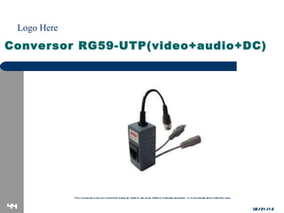 Conversor RG59-UTP(video+audio+DC) 02/21/12 
