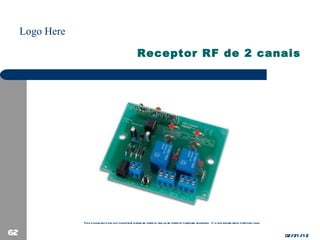 Receptor RF de 2 canais 02/21/12 