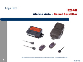E240   Alarme Auto -  Gemel SerpiStar 02/21/12 