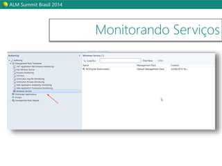 ALM Summit Brasil 2014 
Monitorando Serviços 
 
