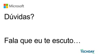 Dúvidas?
Fala que eu te escuto…
 