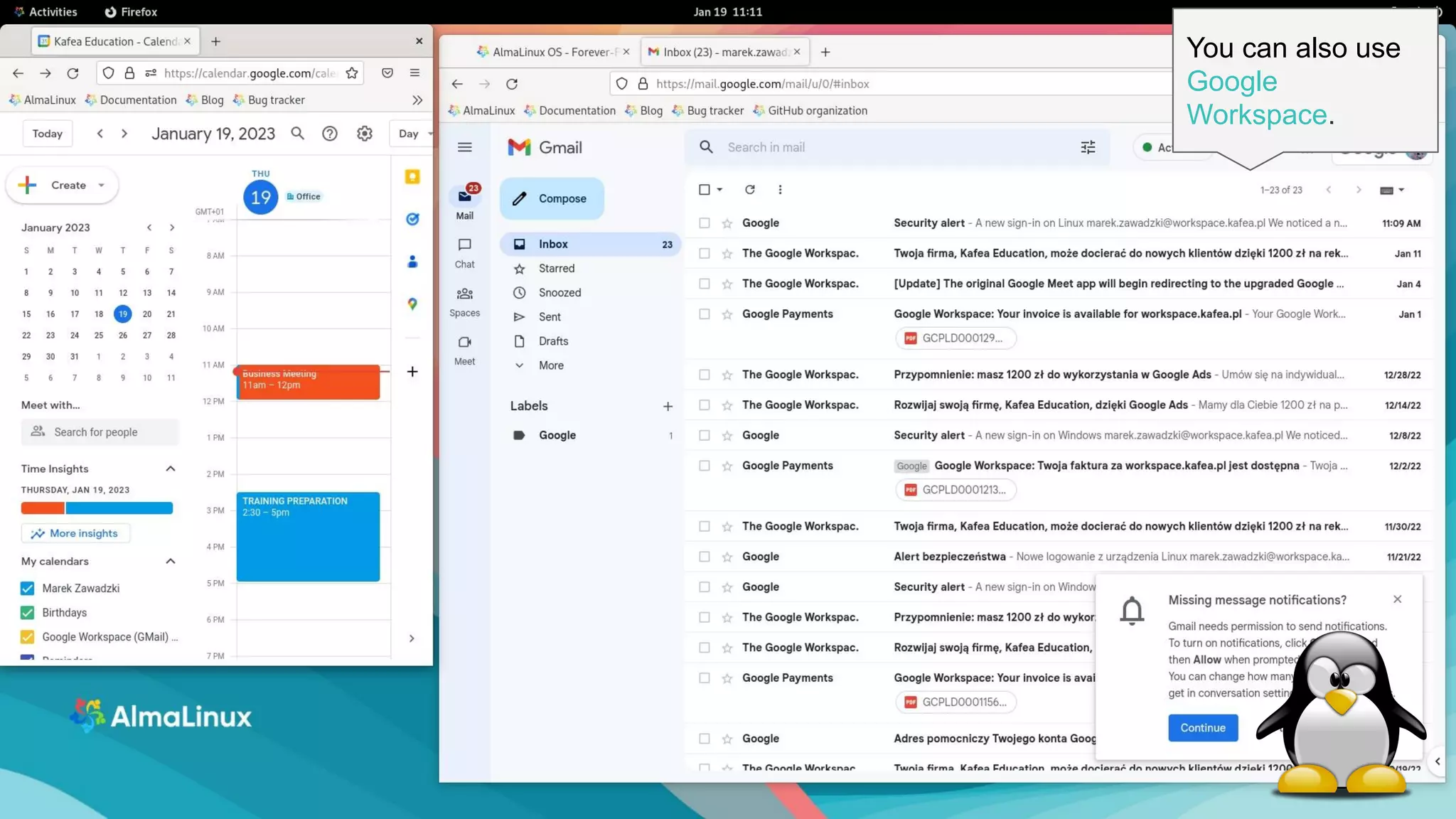 15
You can also use
Google
Workspace.
 
