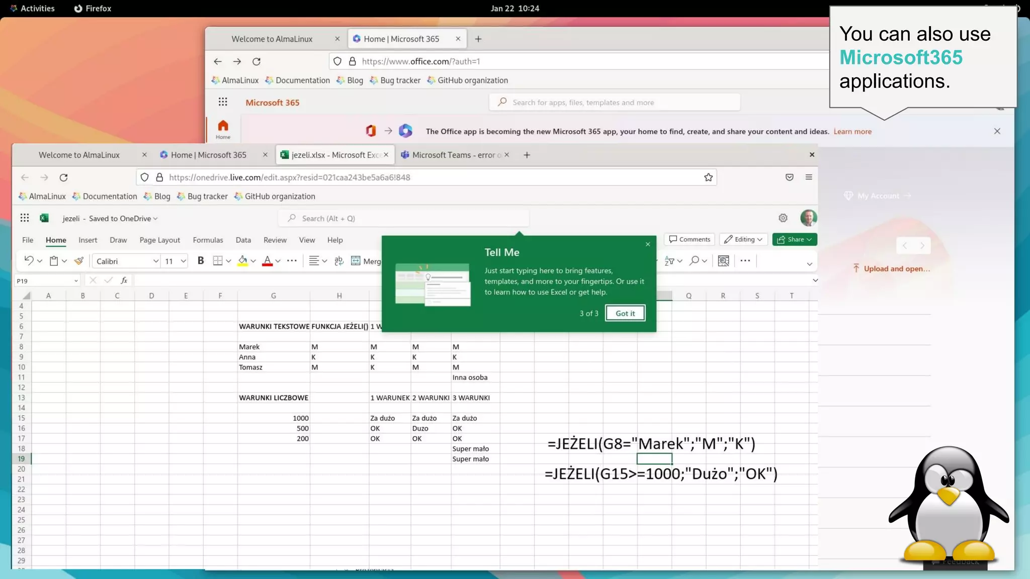 Additional and useful links
17
You can also use
Microsoft365
applications.
 