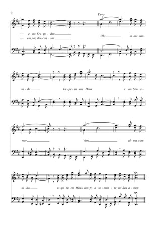 Alma cansada instrumentos em mi bemol