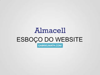 ESBOÇO DO WEBSITE GABRIELMATH.COM 