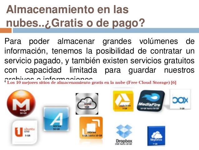 Almacenamiento de nube
