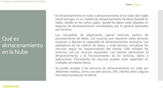 Manual de almacenamiento en la Nube | PDF