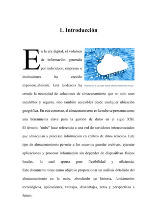 Análisis de El Almacenamiento en la Nube | PDF