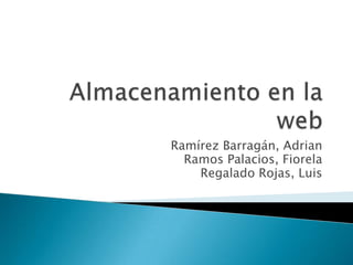 Ramírez Barragán, Adrian
  Ramos Palacios, Fiorela
    Regalado Rojas, Luis
 