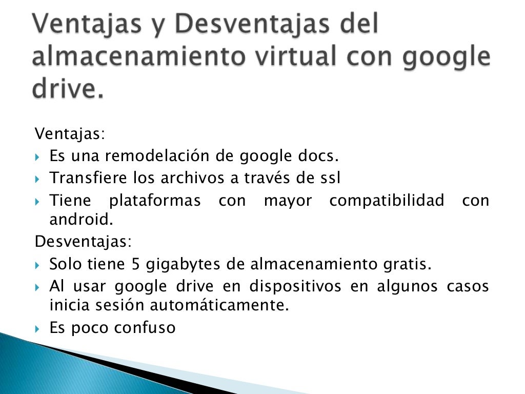 Ventajas y Desventajas de Dropbox y Google Drive