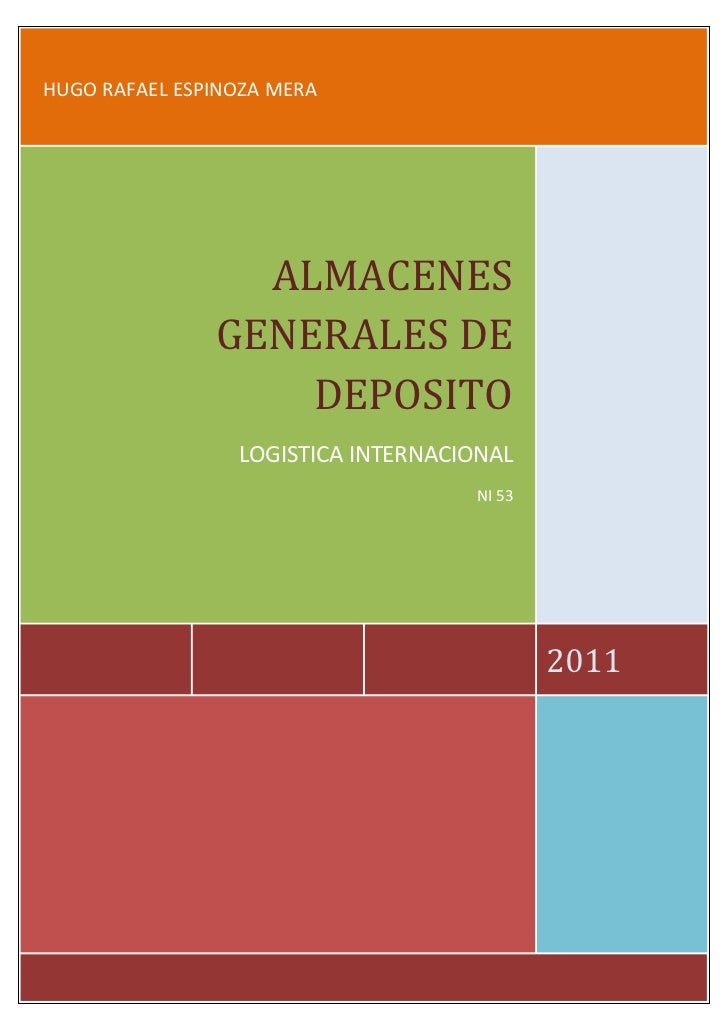 Almacenes generales de depósito hugo Almacenes generales de depósito hugo