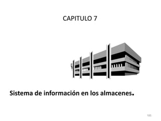 185
CAPITULO 7
Sistema de información en los almacenes.
 