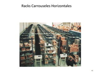 46
Racks Carrouseles Horizontales
 