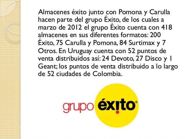 Almacenes éxito