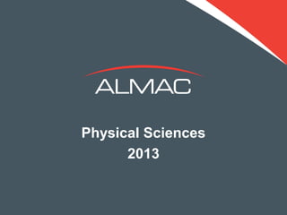 Physical Sciences
      2013
 