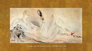 Female nude (for the decoration of Bristol club), 1926

 