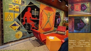 Tapestry
called
"O
Número" (The Number)
in
the
Tribunal
de
Contas building, Lisbon,
1958.

 