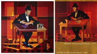 Retrato de Fernando Pessoa, 1954.

Retrato de Fernando Pessoa, 1964.

 