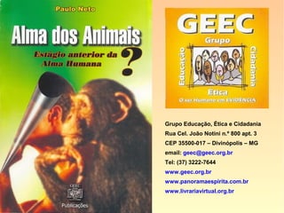723. A alimentação animal é, com relação
ao homem, contrária à Lei da Natureza?
“Dada a vossa constituição física, a carne
alimenta a carne, do contrário o homem se
debilita. A lei de conservação lhe prescre-
ve, como um dever, que mantenha suas for
ças e sua saúde, para cumprir a lei do tra-
balho. Ele, pois, tem que se alimentar con-
forme o reclame a sua organização.”
 