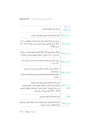 177 2009 1
30 – 13
1964
1964 7
25 – 22 1965 9
1965
30
1965 9
22
1965 25
25 –
1965 26
27 – 21
1965
1977 – 1973
1965
1966 6
 
