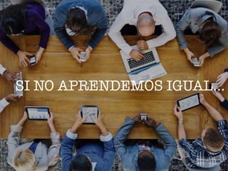 SI NO APRENDEMOS IGUAL…
Domingo Chica
@dchicapardo
 