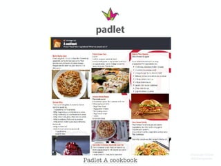 Padlet A cookbook
Domingo Chica
@dchicapardo
 