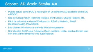 Como implementar un Controlador de Dominio en Linux usando Samba | PDF