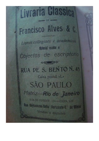 Almanaque Uberabense de 1910