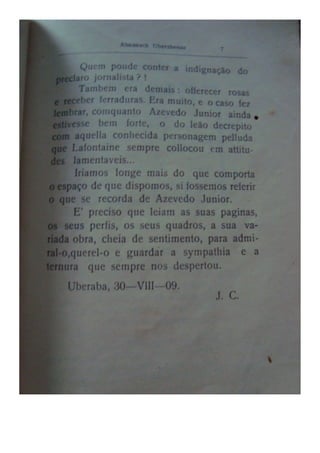 Almanaque Uberabense de 1910