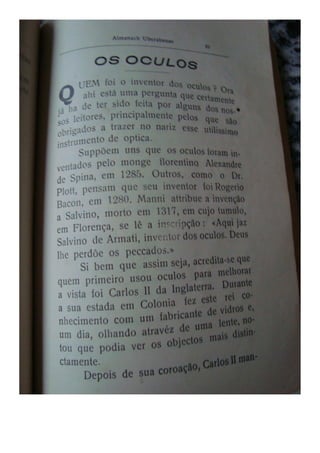 Almanaque Uberabense de 1910