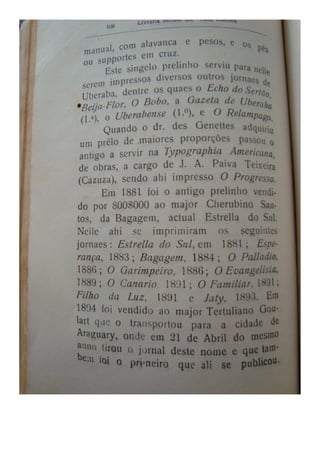 Almanaque Uberabense de 1910