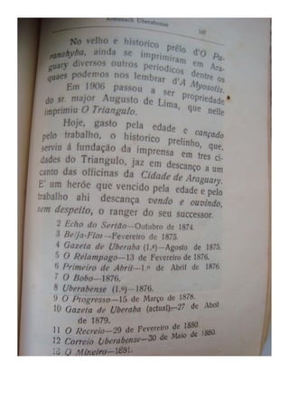 Almanaque Uberabense de 1910