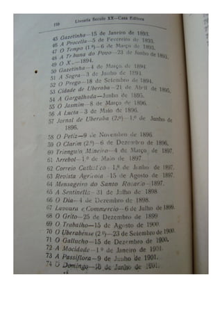Almanaque Uberabense de 1910