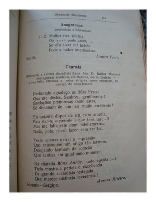 Almanaque Uberabense de 1910
