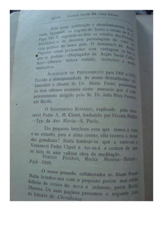 Almanaque Uberabense de 1910