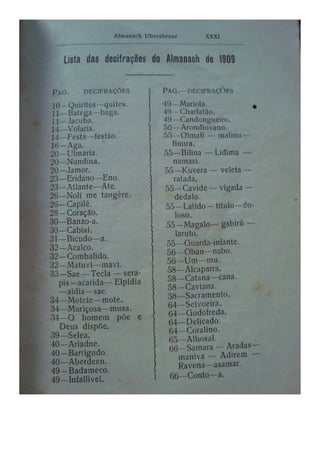 Almanaque Uberabense de 1910