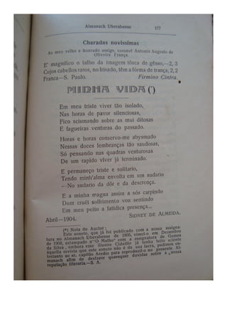 Almanaque Uberabense de 1910