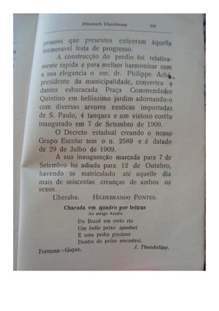 Almanaque Uberabense de 1910
