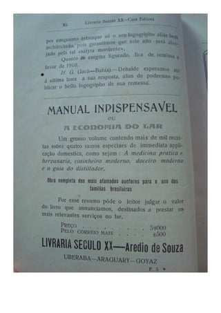Almanaque Uberabense de 1910