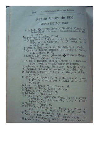 Almanaque Uberabense de 1910