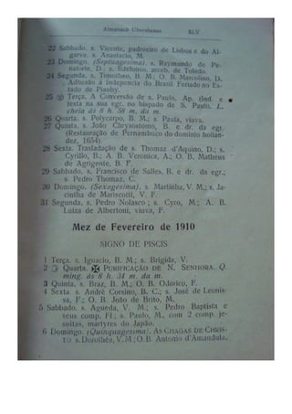 Almanaque Uberabense de 1910