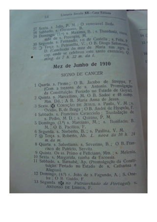 Almanaque Uberabense de 1910